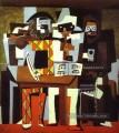 Trois musiciens 1921 cubiste Pablo Picasso